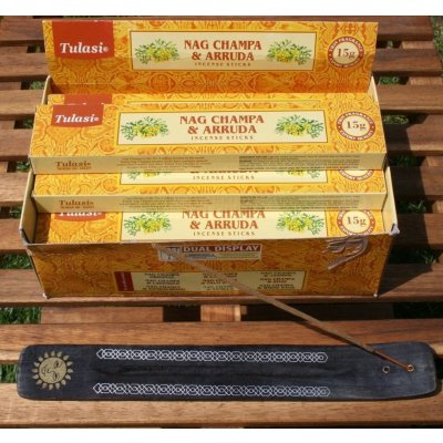 Tulasi vonná indické vonné tyčinky Nag Champa Arruda Routa 16 g – Sleviste.cz