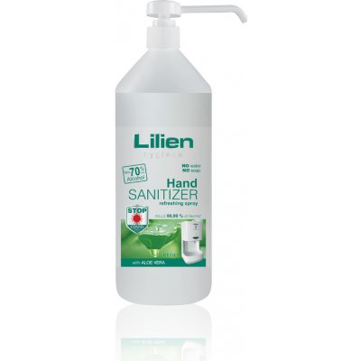 Lilien Hand Sanitizer s pumpičkou 1 l – Zboží Mobilmania