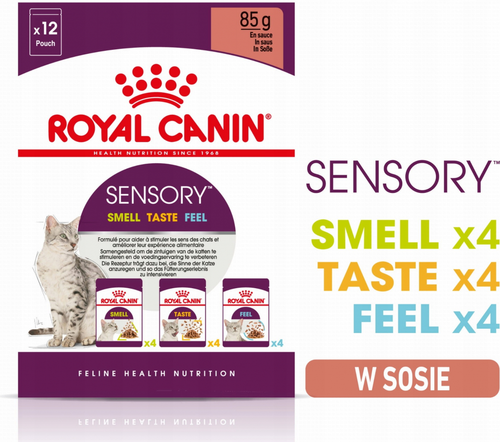 Royal Canin Sensory Taste v omáčce 12 x 85 g