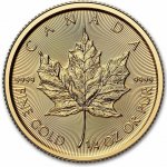 Royal Royal Canadian Mint Maple Leaf zlatá mince 1/4 oz – Zboží Mobilmania