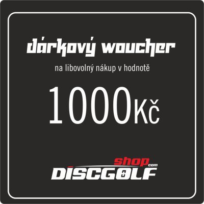 Dárkový woucher - kupon 1000Kč (discgolf) – Zbozi.Blesk.cz