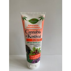 Bione Cosmetics Cannabis + Kostival Forte bylinný balzám s kaštanem koňským 200 ml