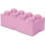 LEGO® Storage box 8 Světle růžový – Hledejceny.cz