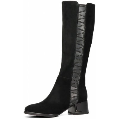 Epica dámské elegantní kozačky černé – Zboží Dáma