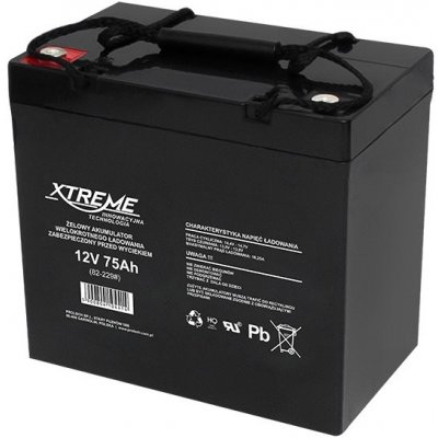 XTREME 12V 75Ah 82-229 – Zboží Mobilmania