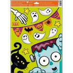 Anděl Okenní fólie Halloween Vykukující dýně 30 x 42 cm – Hledejceny.cz