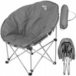 Cestovní židle s opěrkou zad Nils Camp NC3070 odstíny šedé – Zboží Mobilmania