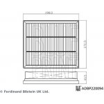 Vzduchový filtr BLUE PRINT ADBP220094 – Hledejceny.cz