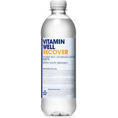 Vitamin Well recover bezový květ - broskev 0,5 l – Sleviste.cz