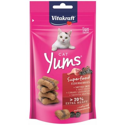 Vitakraft Cat Yums Superfood kachna bezinka 40 g – Sleviste.cz