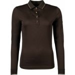 HKM Triko polo Rosegold Glamour s dlouhým rukávem dámské brown rosegold – Zboží Dáma