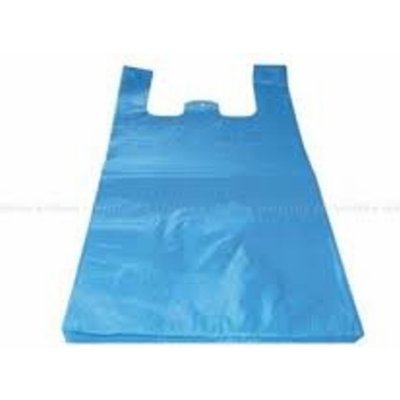 Mikrotenová taška 4kg 42x22x12 cm modrá, 100ks – Sleviste.cz