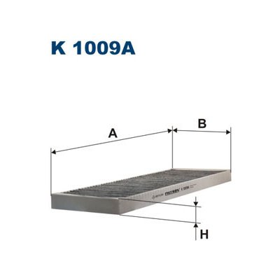 K1009A FILTRON Filtr, vzduch v interiéru – Hledejceny.cz