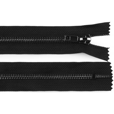 Prima-obchod Kovový zip No 5 délka 10 cm (jeansový), barva černá černý nikl – Hledejceny.cz