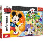 Trefl Mickey Mouse sportuje MAXI 24 dílků – Zboží Mobilmania