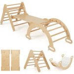 Costway Multifunkční lezecký trojúhelník TS10167MT-NA - B – Sleviste.cz