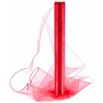 Paper Design Organza obšitá 40cm/9m - červená - 065 – Hledejceny.cz