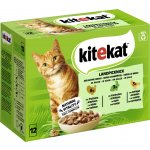 Kitekat Delikátní příchutě s krůtou králíkem drůbeží v omáčce 12 x 85 g – Hledejceny.cz
