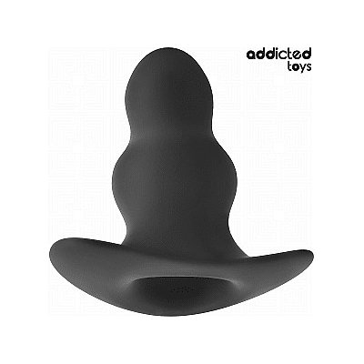 Addicted Toys Hollow Anal Plug Silicone M 9.6 cm dutá anální zátka – Sleviste.cz