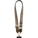 Guess Crossbody Popruh PU 4G Metal Logo Brown – Zboží Živě