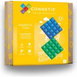 Connetix Rainbow Blue & Green Base Plate 2 ks – Zboží Dáma