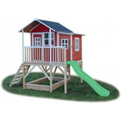 Exit zahradní cedrový domeček Loft 550 červený – Zboží Dáma