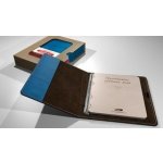 Macoli 13 univerzální kožený diář CZ A5 23 x 18,5 cm týdenní modrý – Zboží Mobilmania