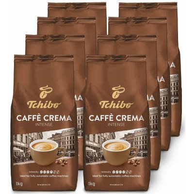 Tchibo Caffè Crema Intense zrnková 8 x 1 kg – Hledejceny.cz