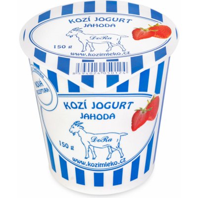 Biofarma DoRa Kozí jogurt jahoda 150 g od 30 Kč - Heureka.cz