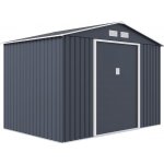 Crossheim C25027 Zahradní domek XL 277 x 195 x 203 cm, šedý – Zbozi.Blesk.cz