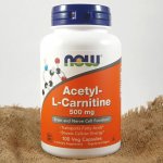 Now Foods Foods Acetyl-L-Karnitin 500 mg 100 kapslí – Hledejceny.cz