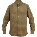 Warmpeace Mesa pánská odolná košile dlouhý rukáv Harvest gold/grey – Zboží Dáma
