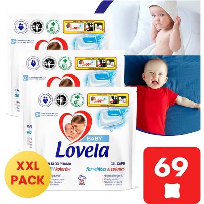 Lovela Baby gelové kapsle na praní 3 x 23 PD – Zbozi.Blesk.cz