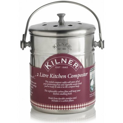 Kilner Kuchyňská nádoba na bioodpad 2 l - nerezová ocel 0025.416 – Hledejceny.cz