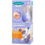 Lansinoh skleněná kojenecká láhev s NaturalWave TM savičkou savička S 160ml – Zboží Dáma