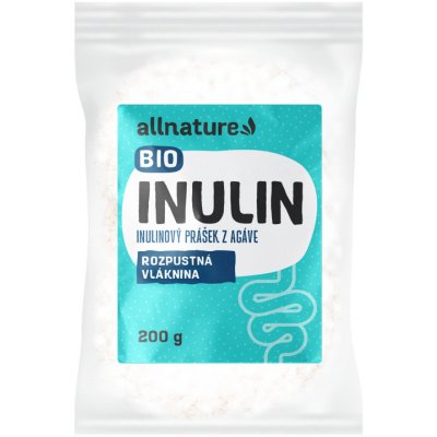 Allnature Inulin rozpustná vláknina BIO 200 g – Hledejceny.cz