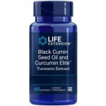 Life Extension Black Cumin Seed Oil with Curcumin Elite Turmeric Extract 60 gelových tablet – Hledejceny.cz