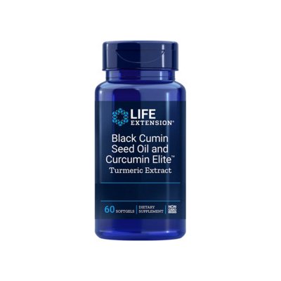 Life Extension Black Cumin Seed Oil with Curcumin Elite Turmeric Extract 60 gelových tablet – Hledejceny.cz