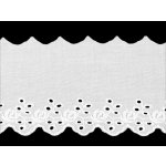 Bavlněná madeira - štykování šíře 10 cm Varianta: 1 bílá, Balení: 13.5 m – Zboží Dáma