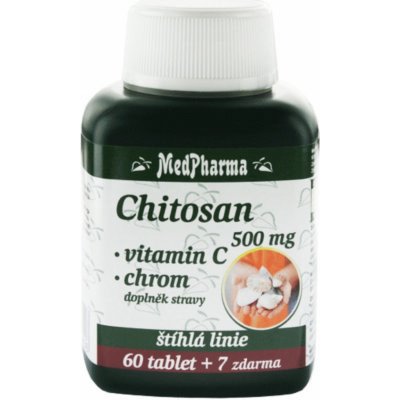 Medpharma Chitosan chrom vitamín C 67 tablet – Hledejceny.cz