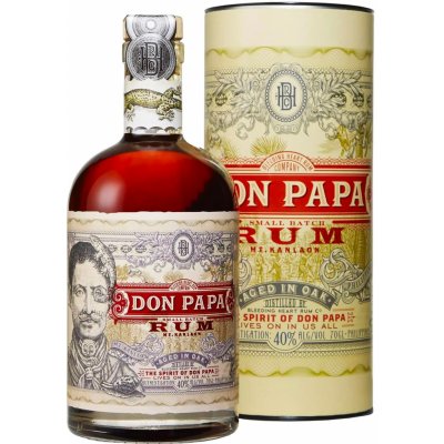 Don Papa Rum 7y 40% 0,7 l (tuba) – Zbozi.Blesk.cz