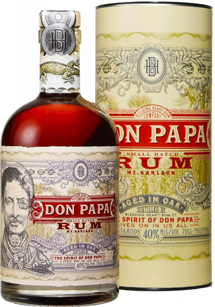 Don Papa Rum 7y 40% 0,7 l (tuba)