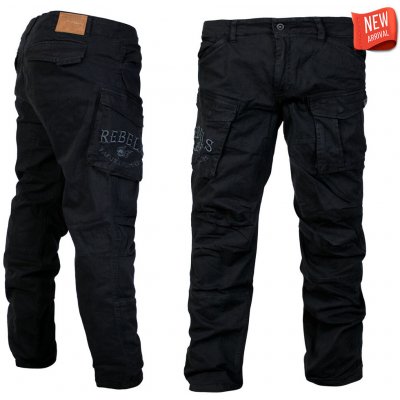 Kalhoty Yakuza Premium Selection cargo 3952 černé – Sleviste.cz