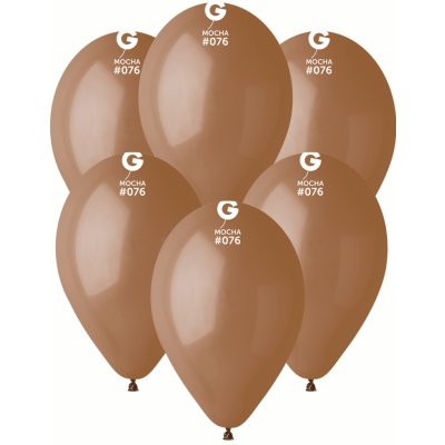 Gemar #076 Balónek 26cm 10 Mocha – Zboží Dáma