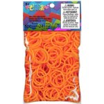 RAINBOW LOOM Original gumičky 600 kusů neonově oranžové – Zboží Dáma