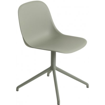 Muuto Fiber Side Chair Swivel Base dusty green