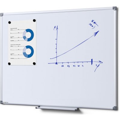 Jansen Display Scritto popisovatelná magnetická tabule whiteboard 900 x 600 mm – Hledejceny.cz