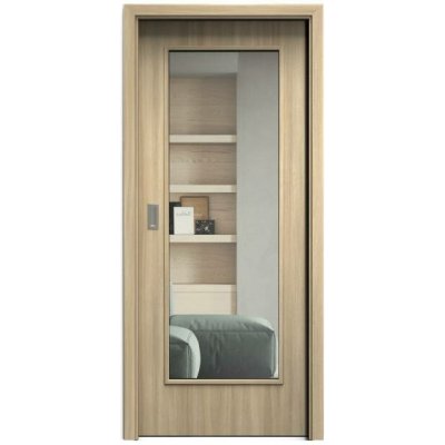 Sapeli Elegant Komfort M40 posuvné dub Hikari 70 x 197 cm Čiré sklo – Hledejceny.cz