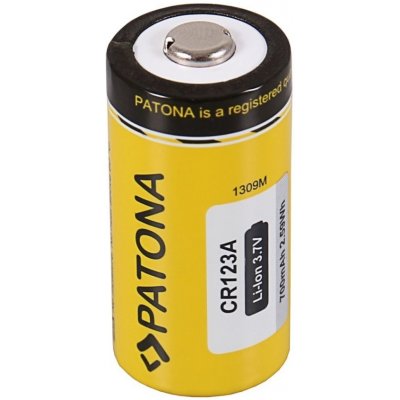 PATONA nabíjecí baterie CR123A/16340 700mAh Li-Ion 3,7V – Zbozi.Blesk.cz