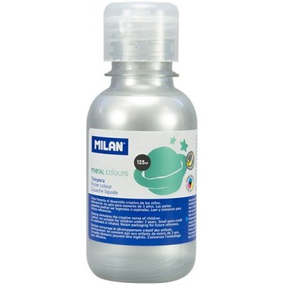 Milan Temperová barva 03491, 125 ml, základní stříbrná – Zboží Dáma